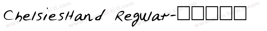 ChelsiesHand Regular字体转换